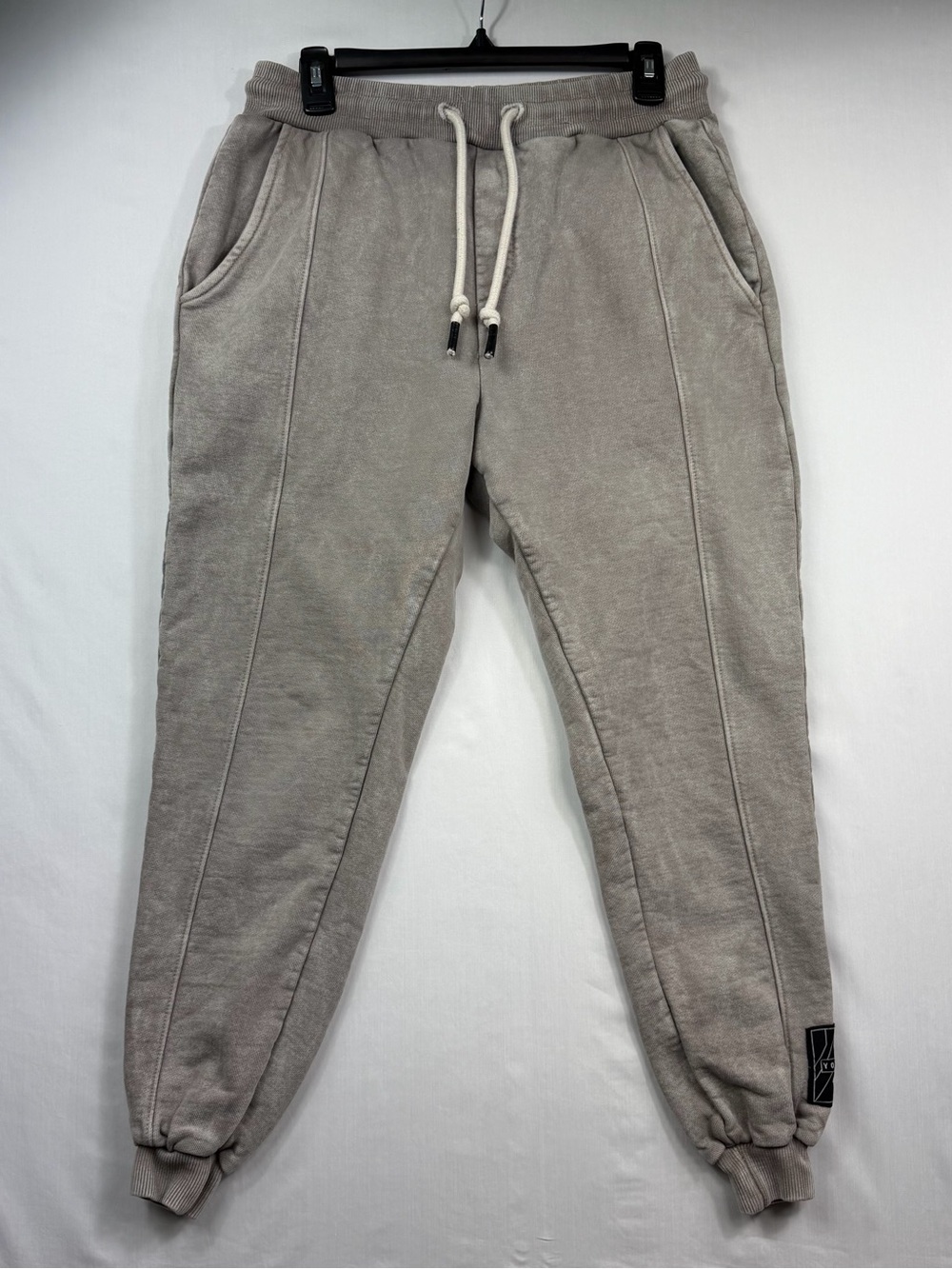 YoungLa 205 Light Brown/Grey Washed Heavyweight Gym Sweatpant Joggers Men Size M - Picture 1 of 10